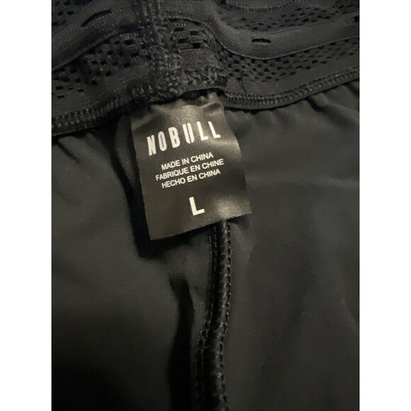 LARGE Nobull Men's Train Shorts Black 8” Active Performance Unlined - Picture 8 of 9